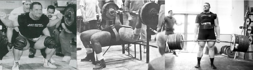 Squat, Bench, Deadlift