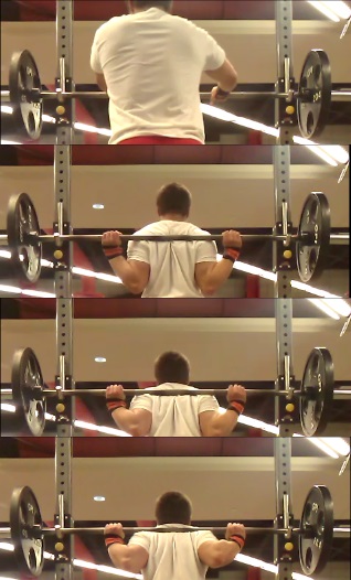 The perfect low bar rack position every time.