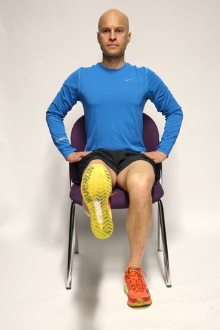 Thigh contraction starting position