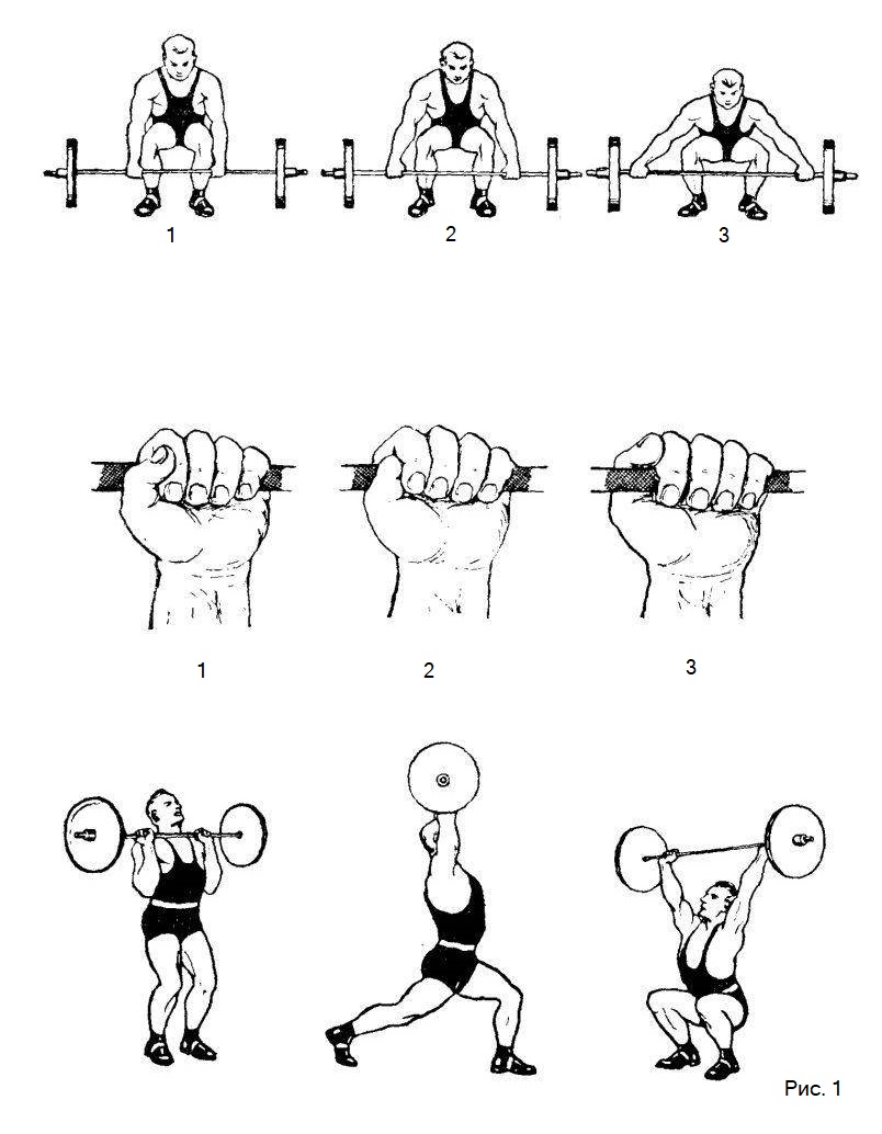 Схема тренировки штангистов