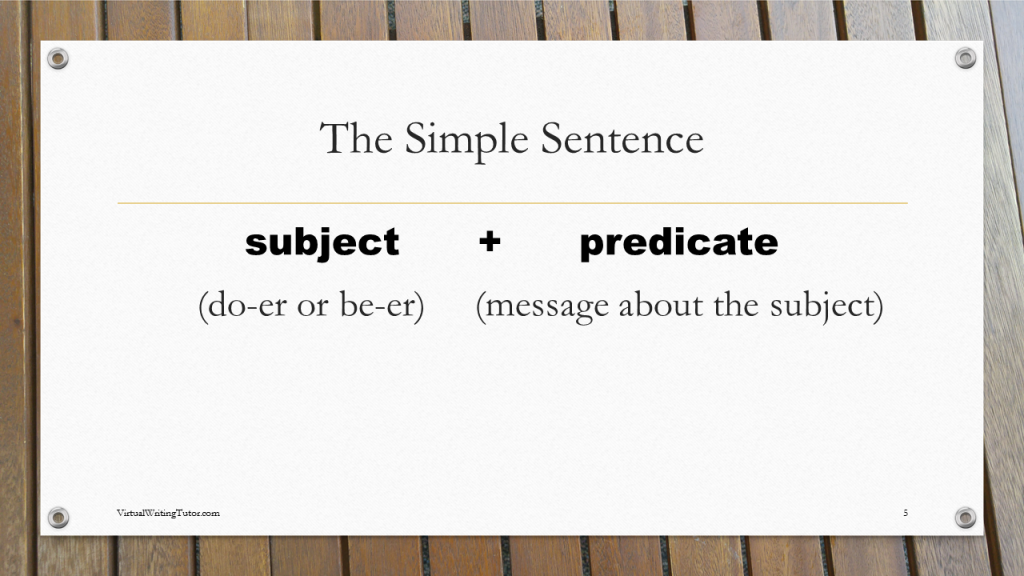 Simple Sentence