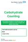 Carbohydrate Counting