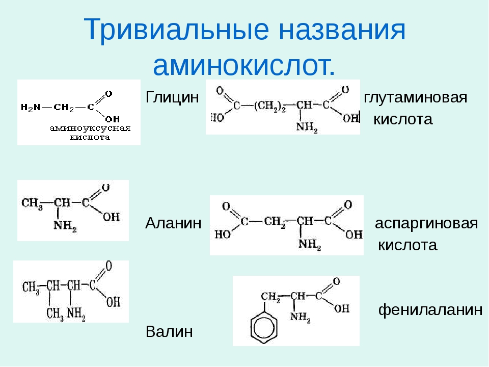 Аминокислота имеет