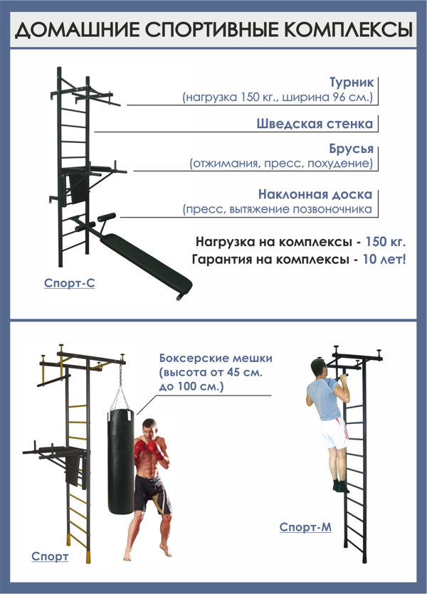 Схема турника для подтягивания