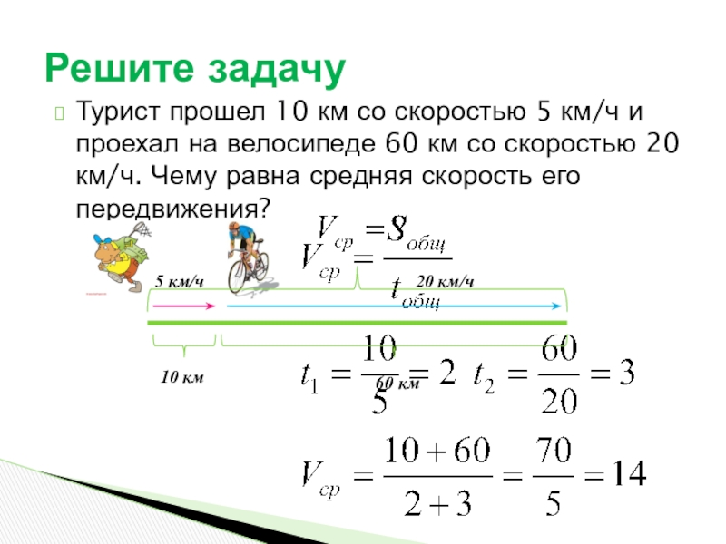 С какой скоростью шел турист последние 2 часа рисунок 52