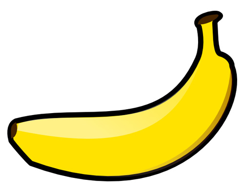 Банан по-английски - a banana