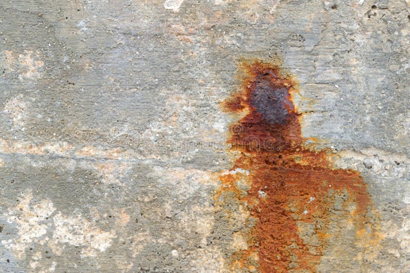 Old concrete wall texture background with dark red burn, rust na royalty free stock images