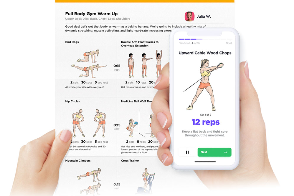 Workout Builder and Printable Workouts