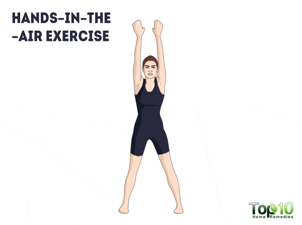 hands in the air exercise