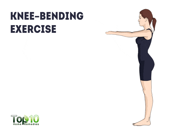 knee bending exercise